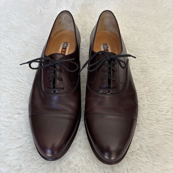 a. testoni Dark Brown Leather Men\'s Dress Shoes size 10 M main image 13